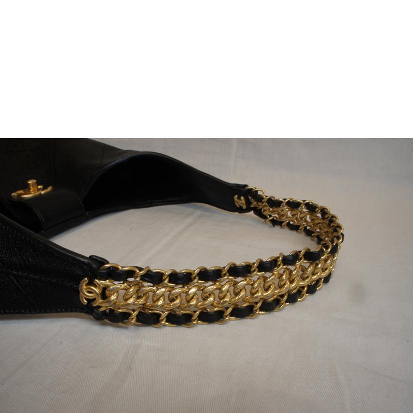 CHANEL シャネル/ホーボーカーフスキンチェーンワンショルダー/AS5410//P7K*****/Aランク/92