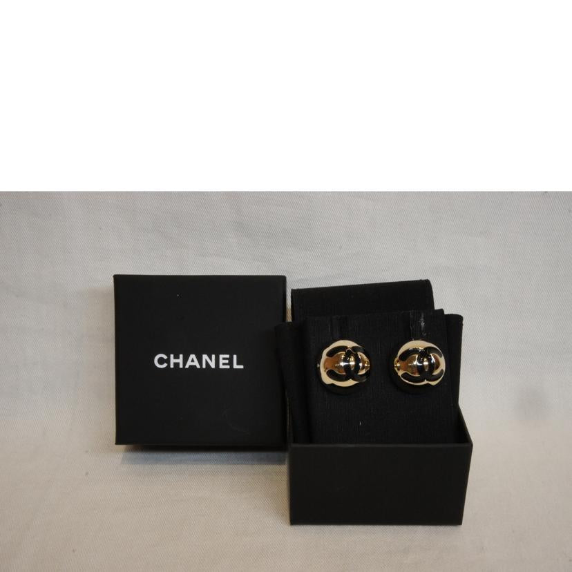 CHANEL シャネル/ゴールドボタンココマークピアス//B25C/Aランク/92