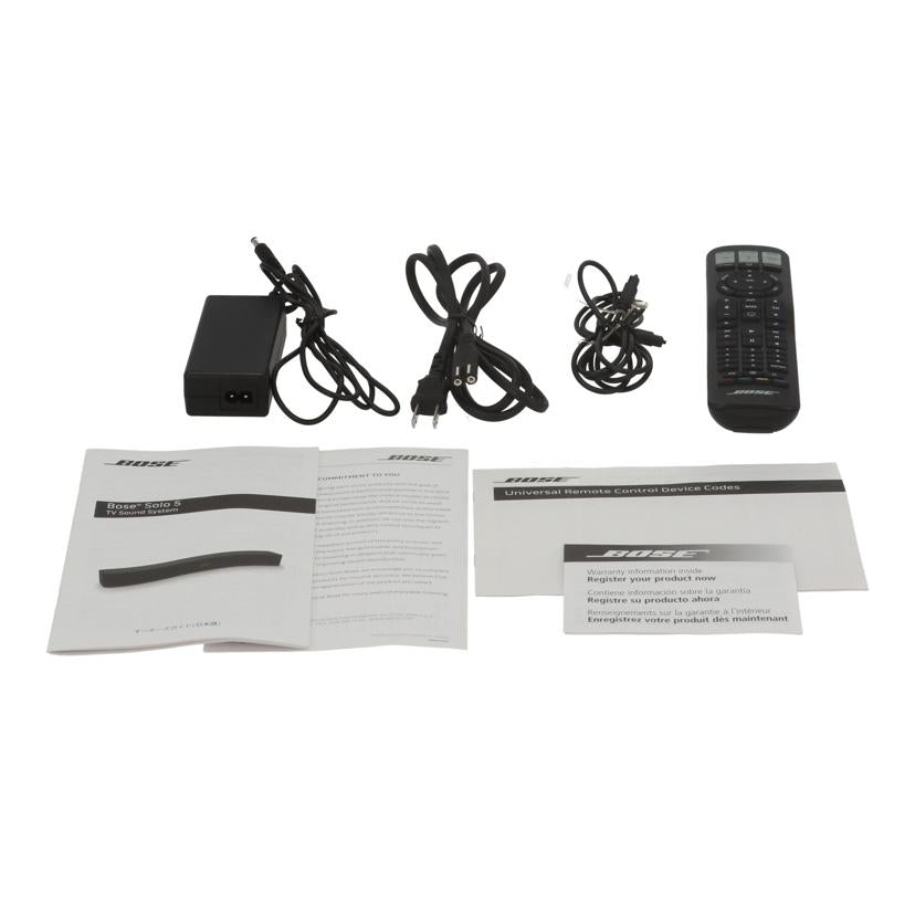 BOSE ボーズ/サウンドバー/Solo 5 TV sound system/732522-3110//070024Z60190284AE/Bランク/78