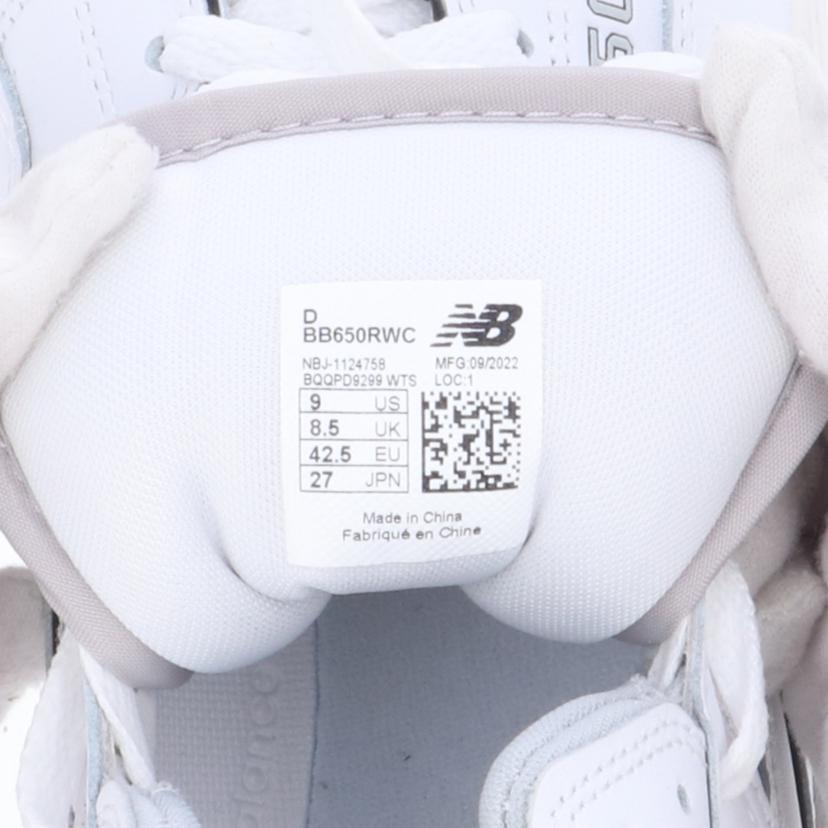 NEWBALANCE NEWBALANCE/650/BB650RWC//Aランク/85
