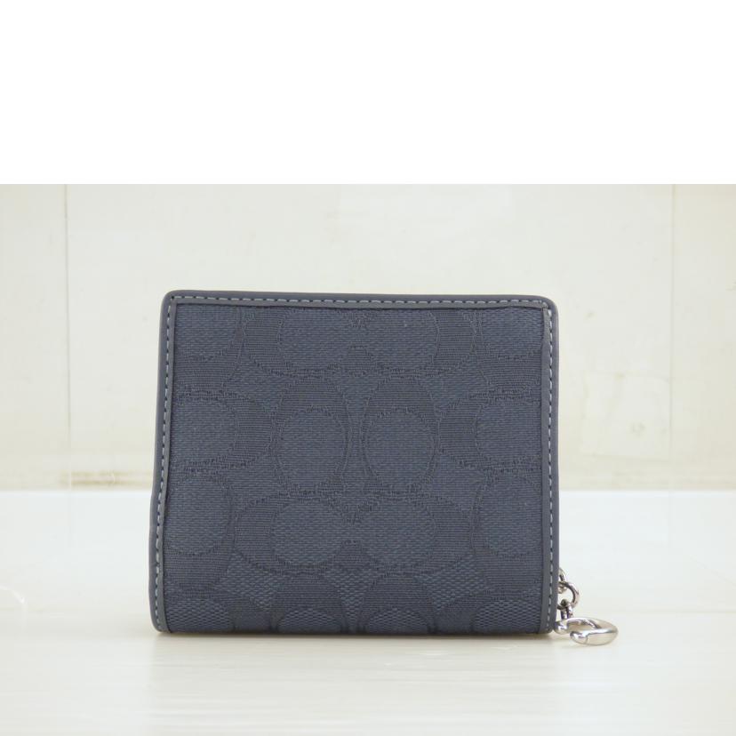 COACH コーチ/シグネチャーキャンバスレザー2つ折りコンパクト財布/CU401//F24**/ABランク/64