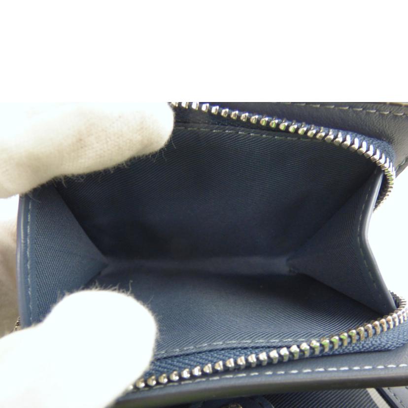 COACH コーチ/シグネチャーキャンバスレザー2つ折りコンパクト財布/CU401//F24**/ABランク/64