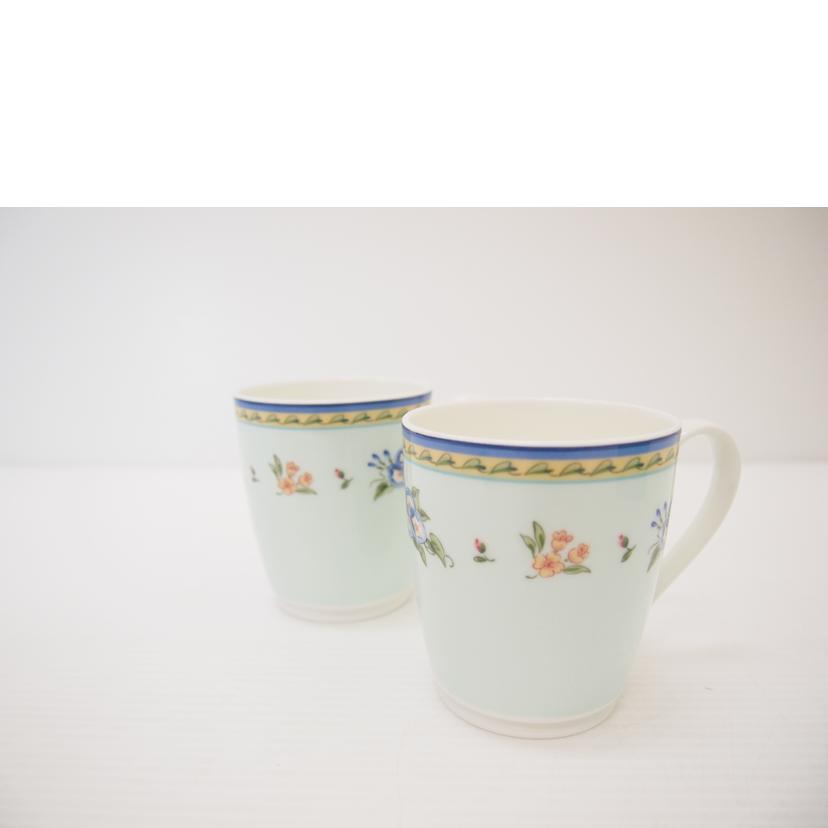 TIFFANY&Co. ティファニー/ペアマグカップ/MORNING GLORY//ABランク/88