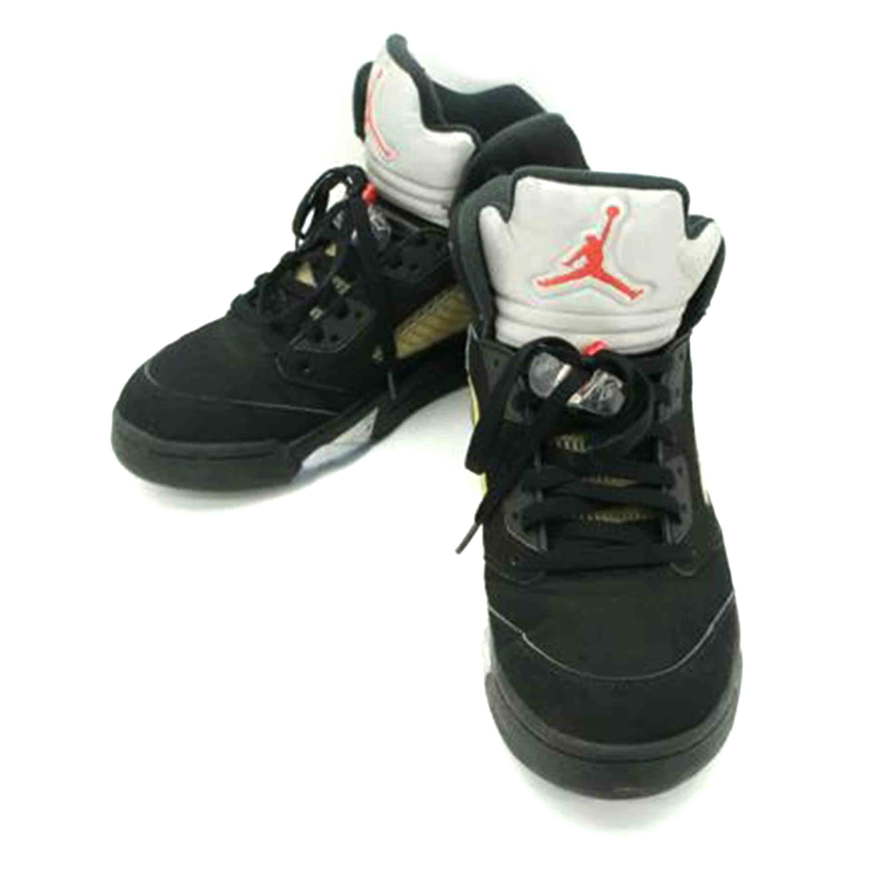 NIKE ナイキ/AIR JORDAN 5 RETRO BLACK METALLIC/845035-003//ABランク/41