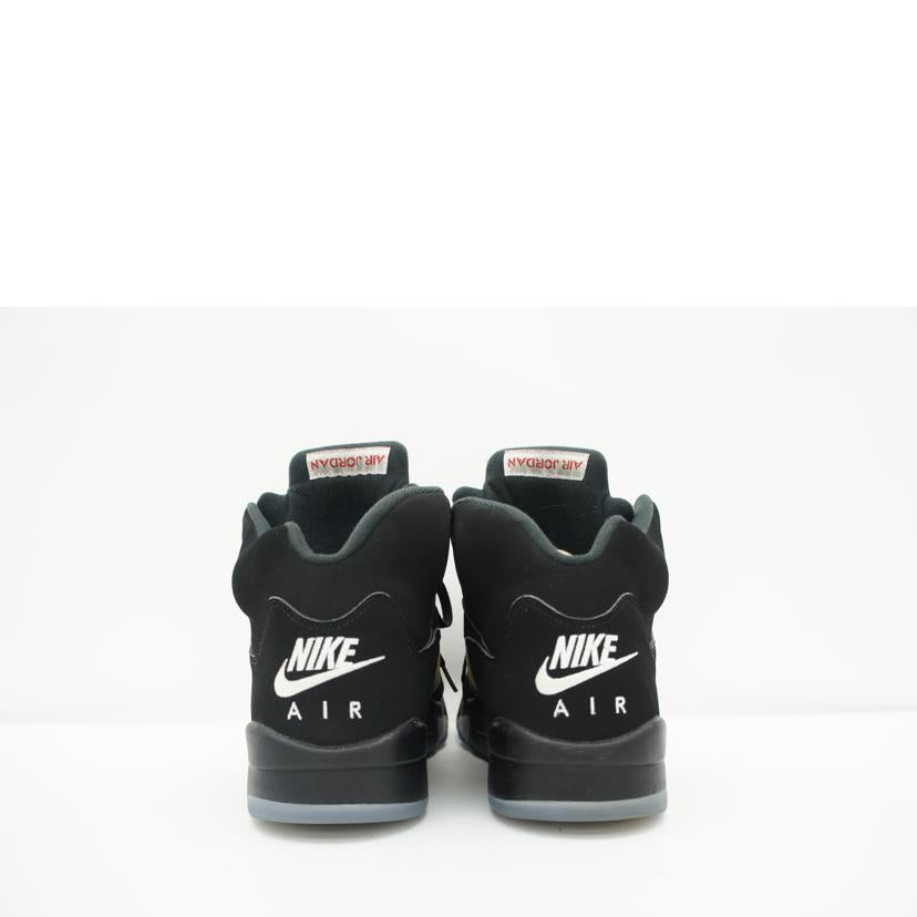 NIKE ナイキ/AIR JORDAN 5 RETRO BLACK METALLIC/845035-003//ABランク/41