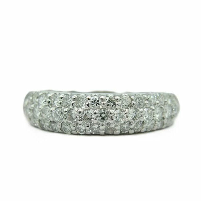 K18WGダイヤリング0.50ct#9//Aランク/04