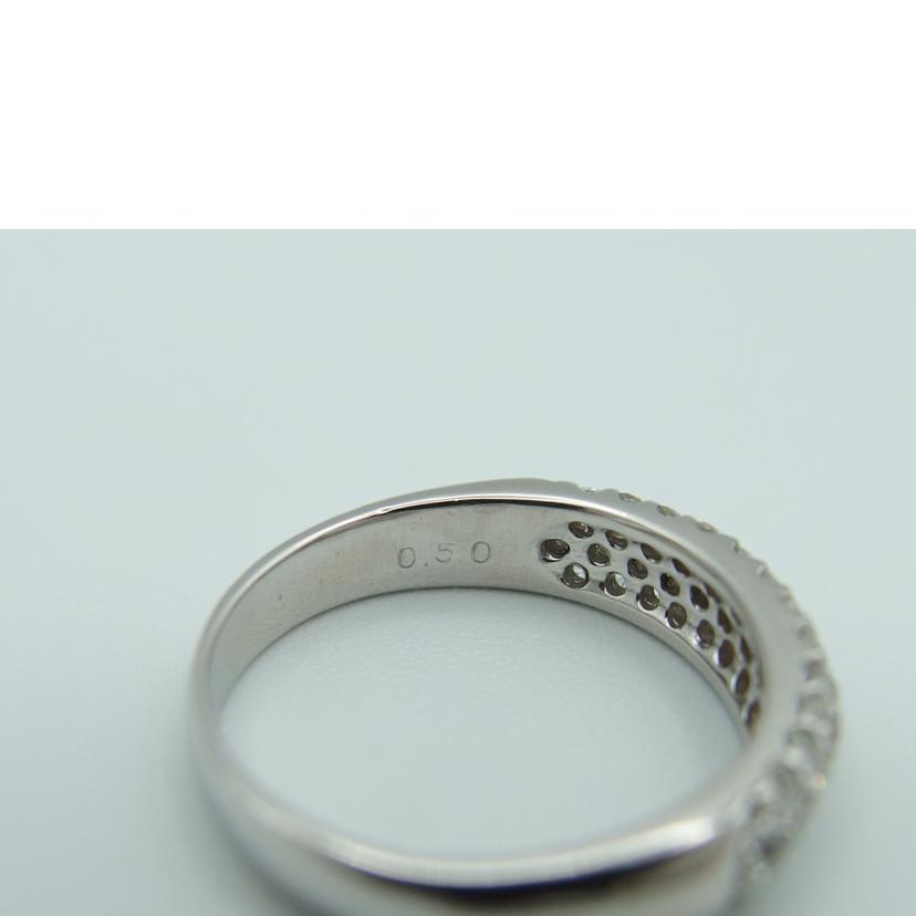 K18WGダイヤリング0.50ct#9//Aランク/04