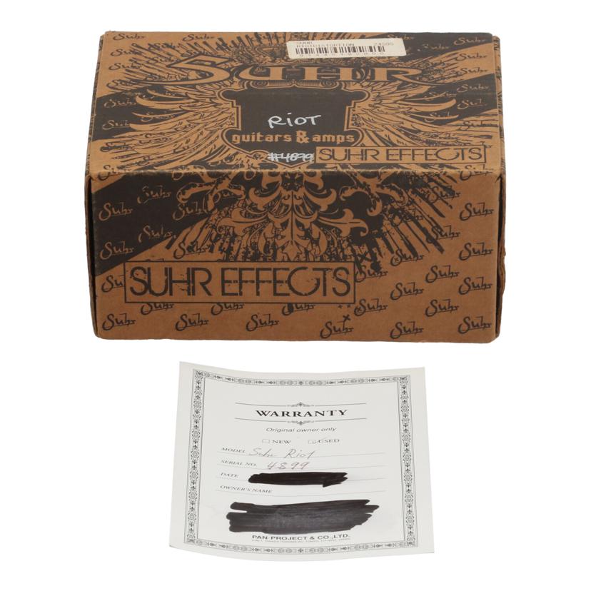 SUHR EFFECTS サー/エフェクター/ディストーション/Riot Distortion//4899/ABランク/62