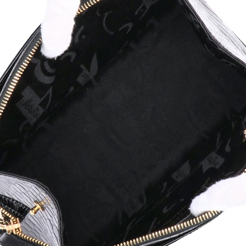 salvatore ferragamo フェラガモ/ショルダーバッグ/クロコ型押し/AB-21 7708//Bランク/06