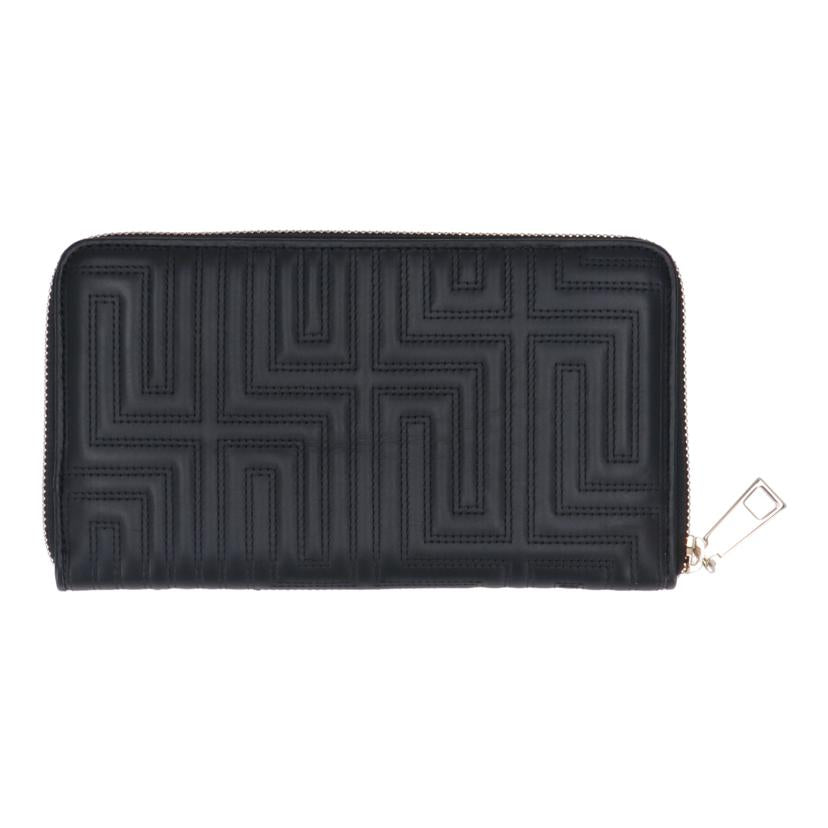 VERSACE ヴェルサーチ/ヴェルサーチラウンドファスナー長財布/ブラック//ABランク/75