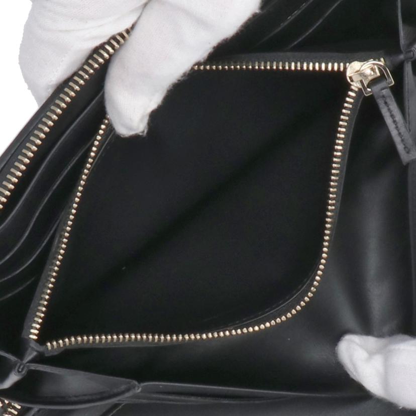 VERSACE ヴェルサーチ/ヴェルサーチラウンドファスナー長財布/ブラック//ABランク/75
