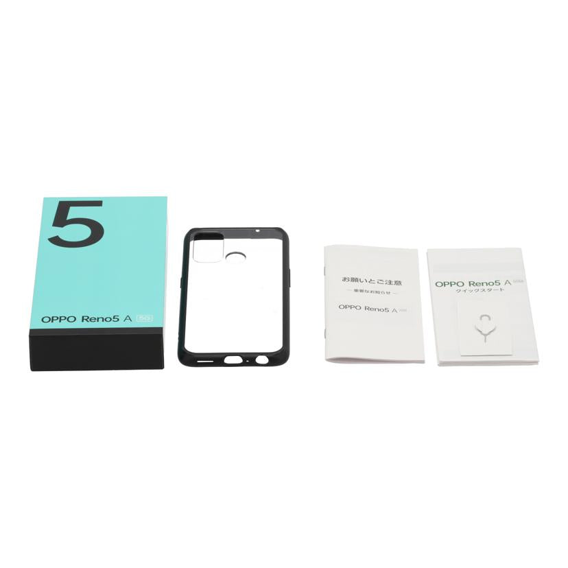 OPPO Y!mobile オッポ /スマートフォン/Reno5A アイスブルー/A103OP//c7417a37/ABランク/85