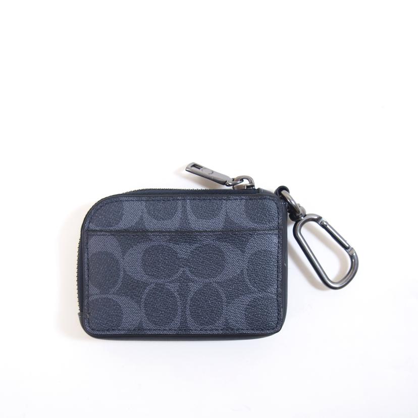 COACH コーチ/PVCシグネチャーLジップキーケース/CB927//E23**/Aランク/71
