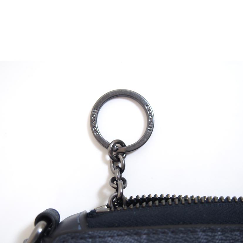 COACH コーチ/PVCシグネチャーLジップキーケース/CB927//E23**/Aランク/71