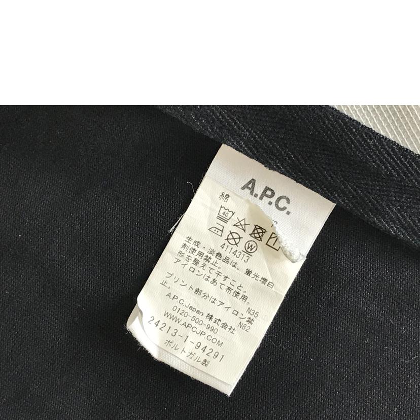 A.P.C. sacai アーペーセー サカイ/サイドジップロゴTシャツ//Bランク/51
