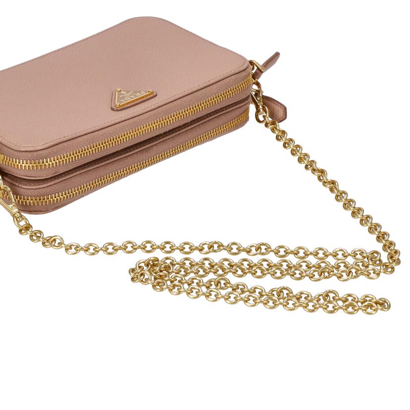 PRADA プラダ/ダブルファスナ-チェ-ンショルダ-/1BP024//107/ABランク/93