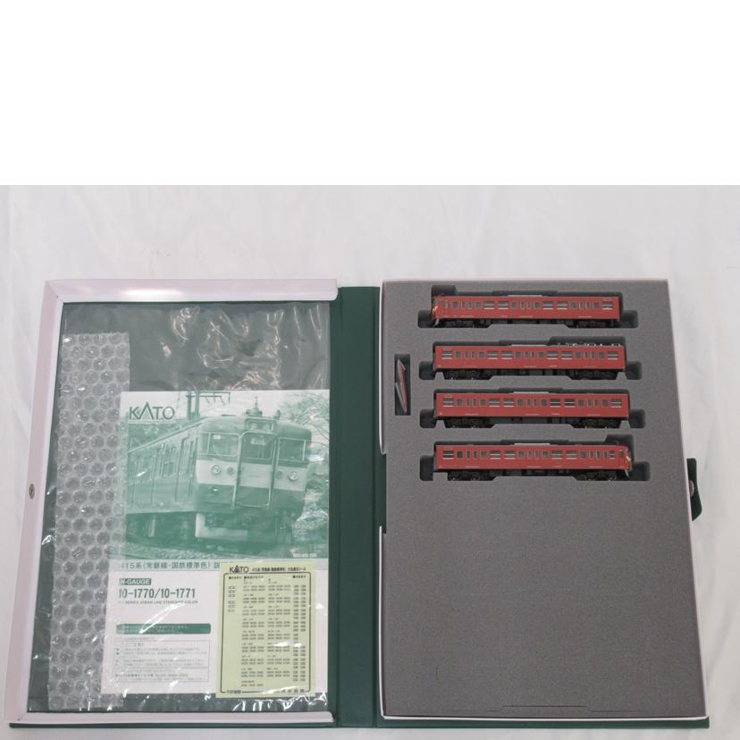 KATO/Nゲージ/KATO・415系500番台 常磐線 国鉄標準色 4両増結セット/10-1771//Aランク/63