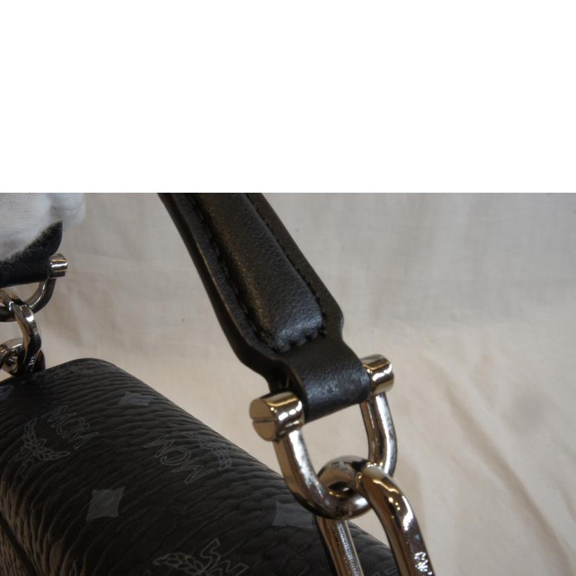 MCM エムシーエム/パトリシアロゴグラム2WAYブラック//ABランク/92