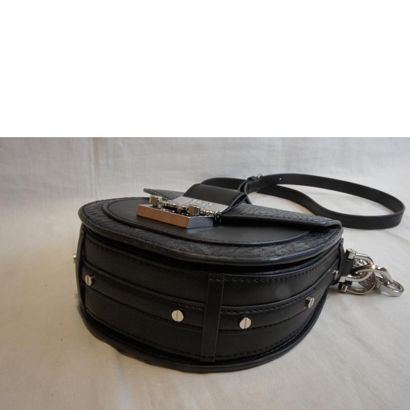 MCM エムシーエム/パトリシアロゴグラム2WAYブラック//ABランク/92