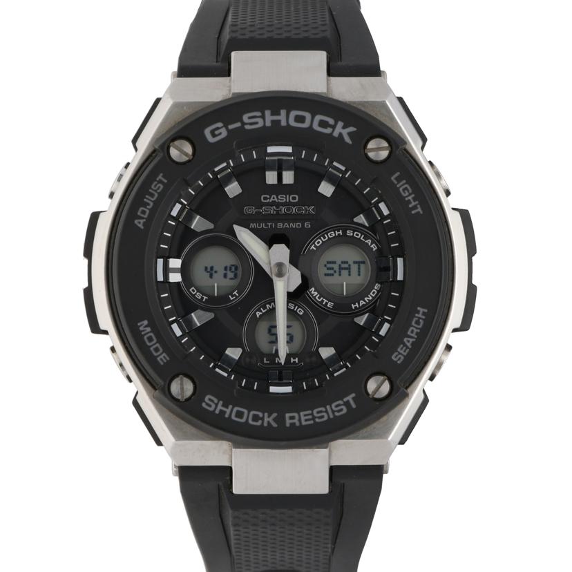 CASIO カシオ/G-SHOCK/G-スチール/ミッドサイズ/電波ソーラー/GST-W300-1AJF//B13***/ABランク/18