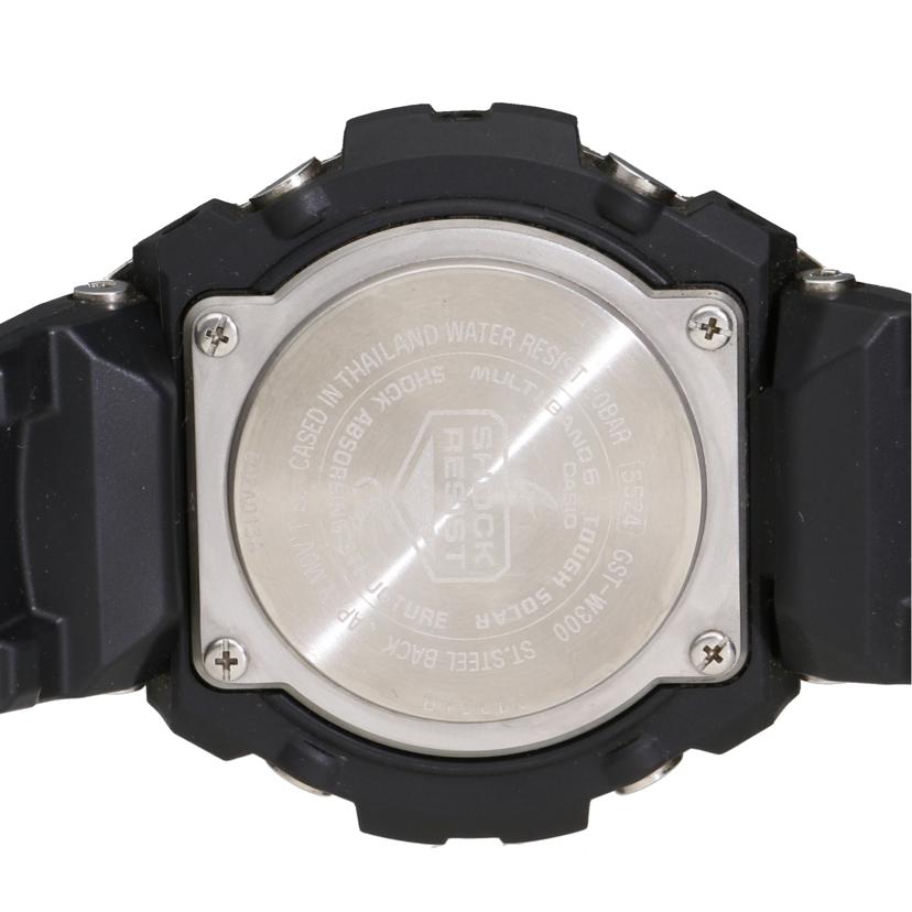 CASIO カシオ/G-SHOCK/G-スチール/ミッドサイズ/電波ソーラー/GST-W300-1AJF//B13***/ABランク/18