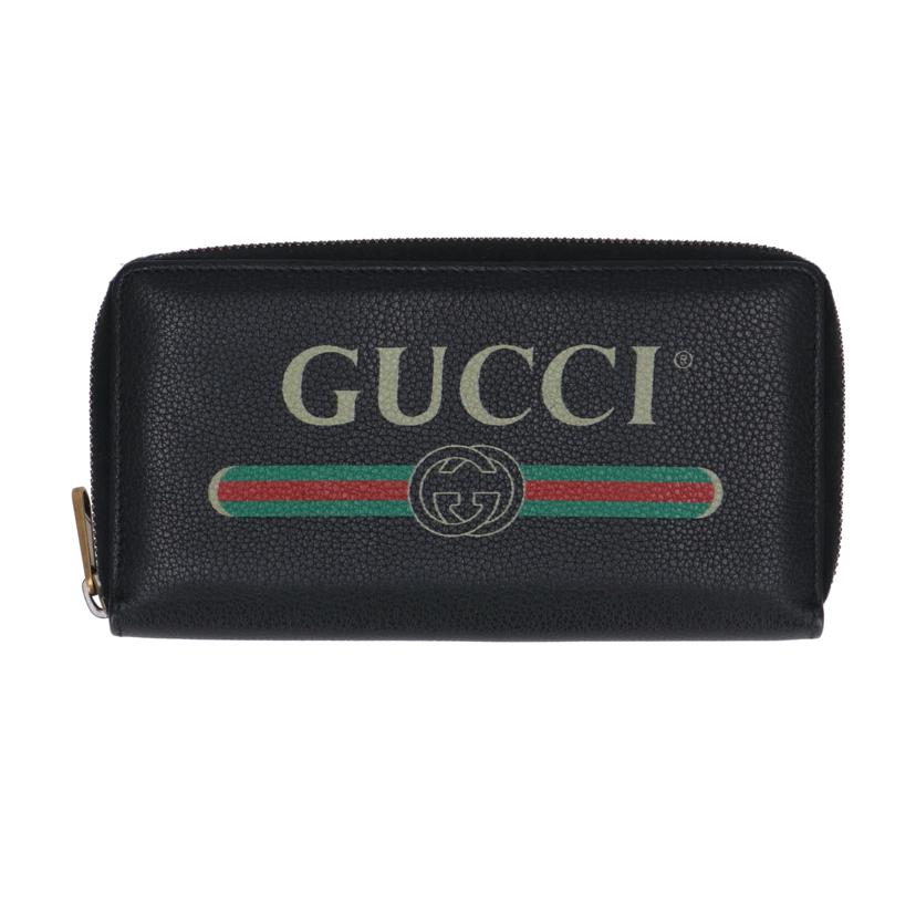 GUCCI グッチ/ヴィンテージロゴ/ラウンドファスナー長財布/496317//114*/ABランク/91