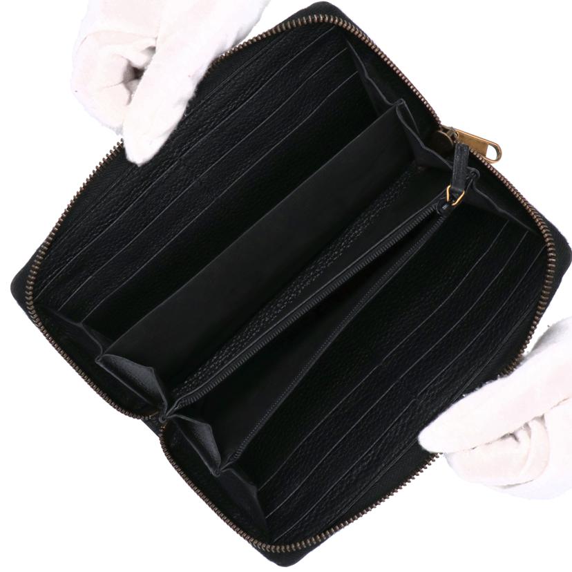 GUCCI グッチ/ヴィンテージロゴ/ラウンドファスナー長財布/496317//114*/ABランク/91