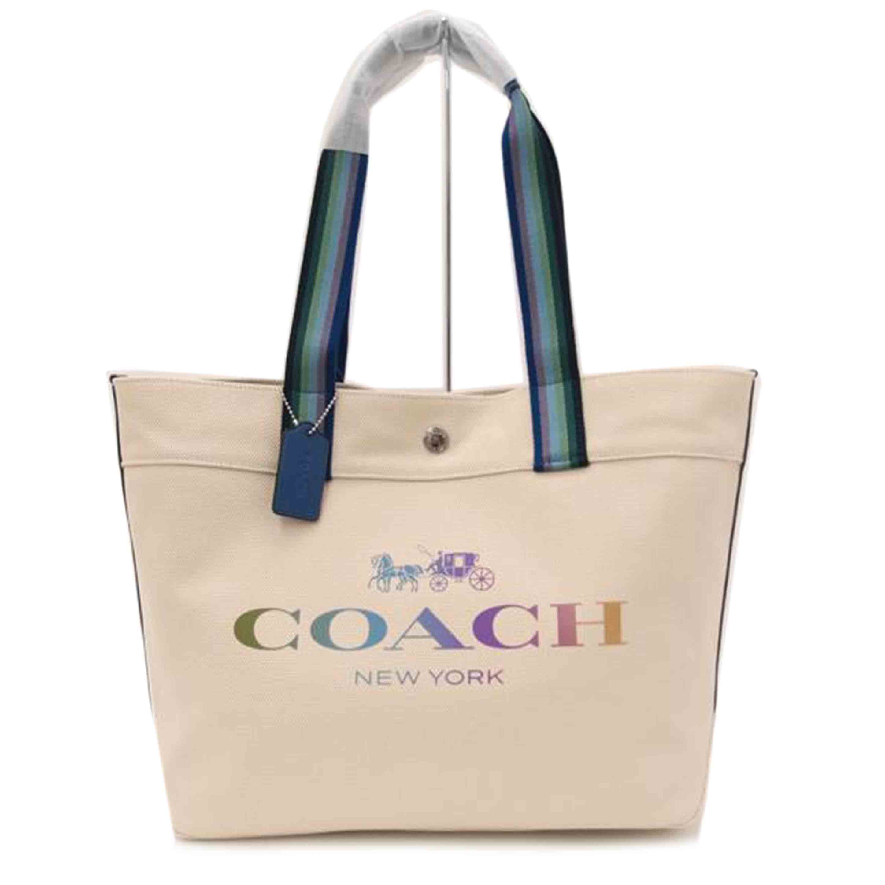 COACH/キャンバストート/ホワイト/91170//G21**/Sランク/69