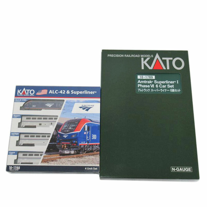 KATO/Nゲージ/KATO・アムトラック スーパーライナー 10両セット/10-1788・1789//Aランク/63