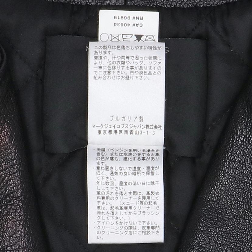 MARC JACOBS マークジェイコブス/ライダースジャケット/W41624226//サイズ:0/Aランク/91