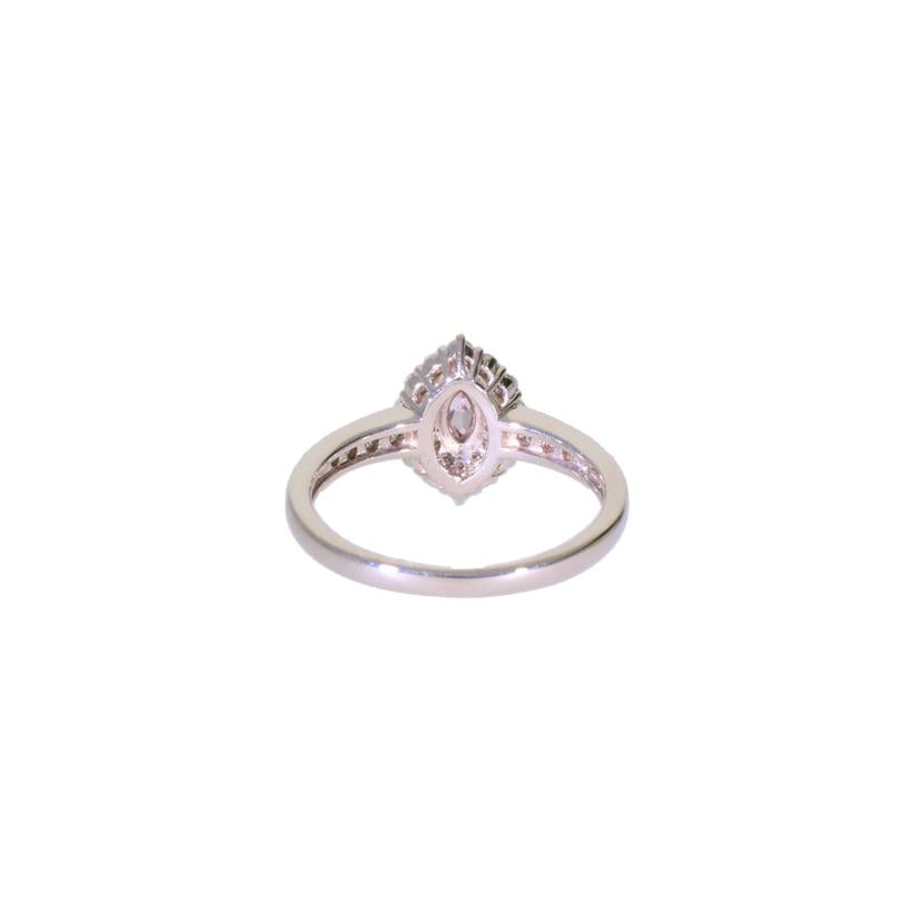 /◎Pt900ピンクダイヤリング0.080/0.36ct ソ//Aランク/59