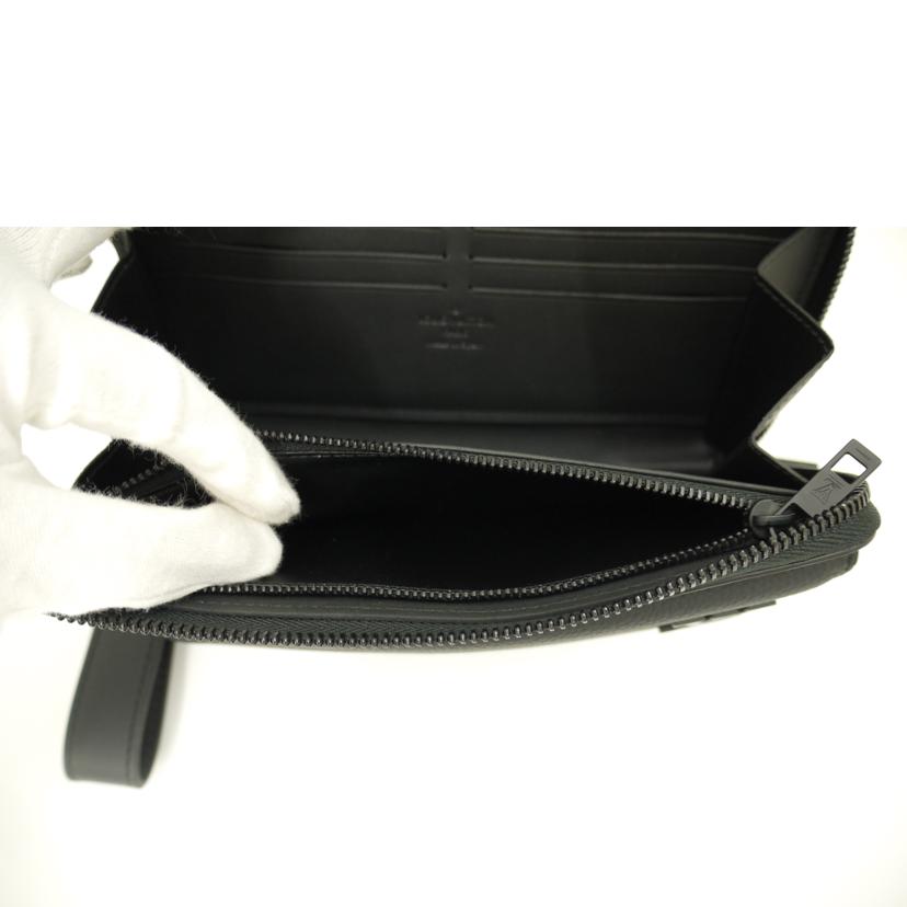 LOUIS VUITTON ルイヴィトン/アエログラム・ジッピーウォレット/ノワール/M69831//RFI****/SAランク/69