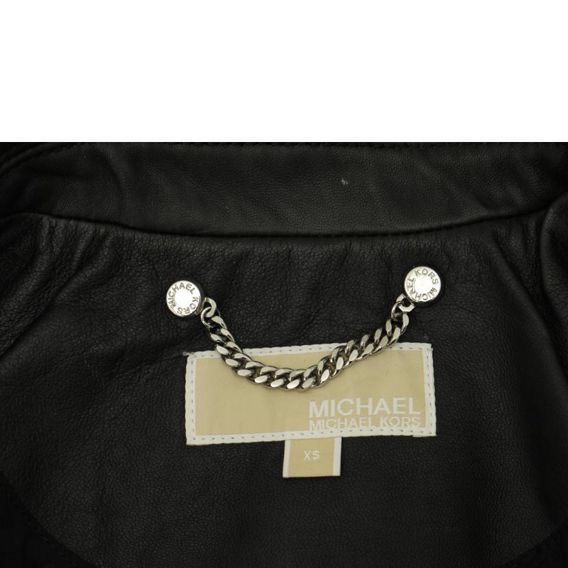 MICHAEL KORS マイケルコース/MICHAEL KORS ラムレザーライダースJK//SAランク/69