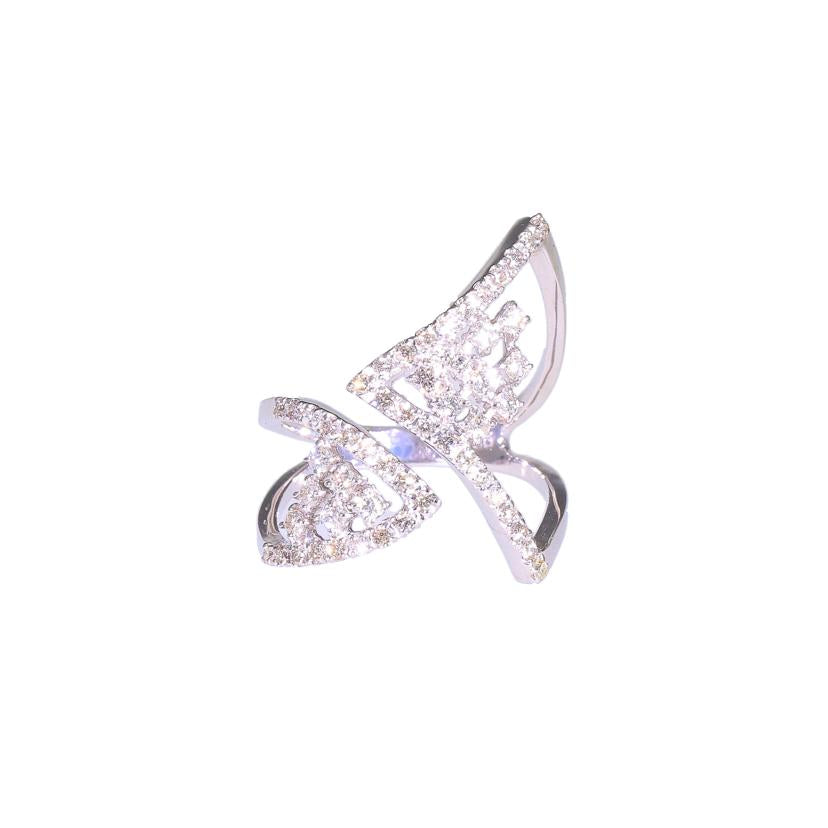 / K10WGダイヤリング0.50ct//Aランク/63