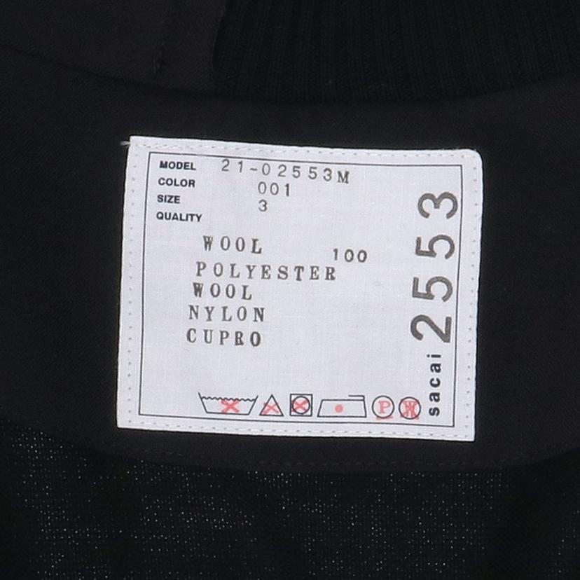 SACAI サカイ/Wool Knit × Suiting Jacket/21-02553M//サイズ:3/Aランク/91