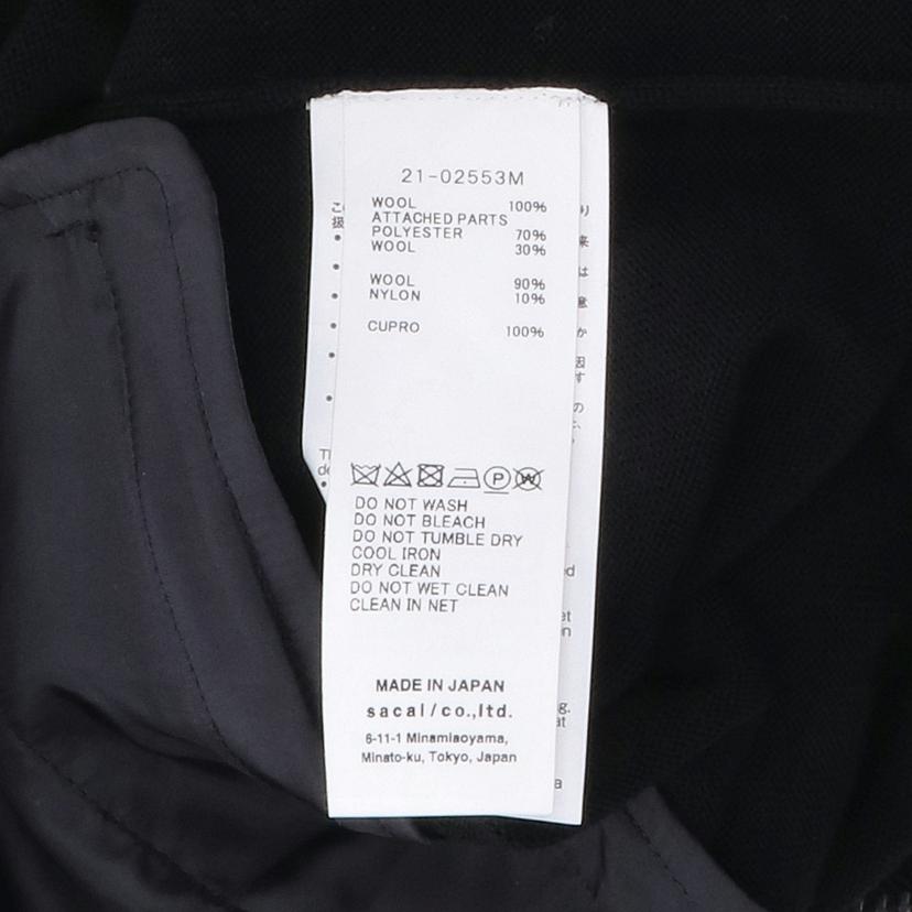SACAI サカイ/Wool Knit × Suiting Jacket/21-02553M//サイズ:3/Aランク/91