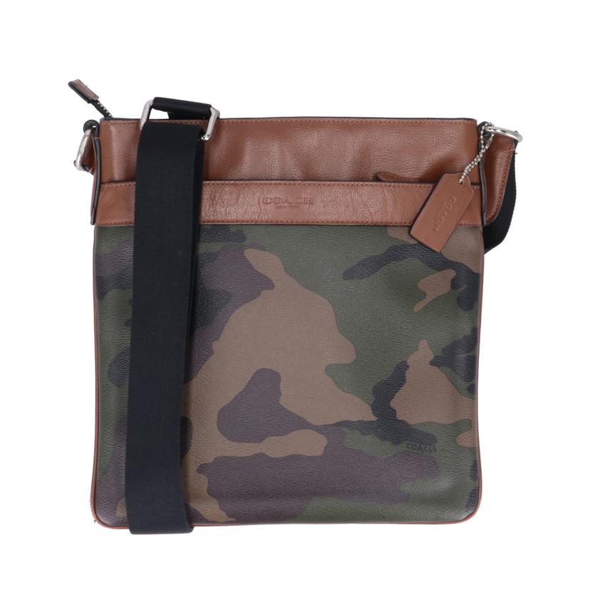 COACH コーチ/プリンテッドチャールズ/ショルダーバッグ/グリーンカモフラージュ/F55070//D16**/ABランク/18