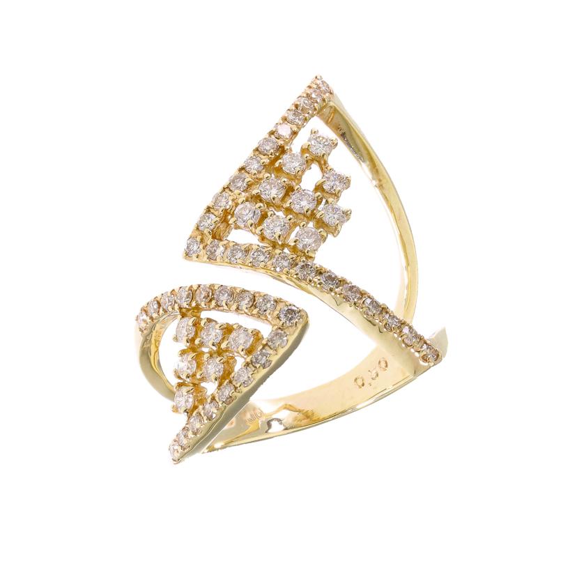 / K10ダイヤリング0.50ct//Aランク/81