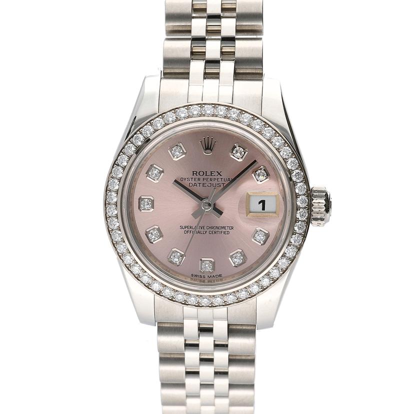 ROLEX ロレックス/デイジャスト/10P&ベゼルダイヤ/ランダム番/自動巻き/179384G//872*****/Aランク/81