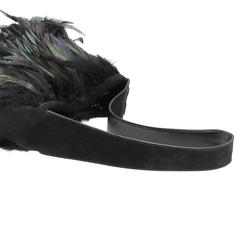 Ferragamo フェラガモ/フェザー/レザーワンショルダーバッグ//D21****/ABランク/18