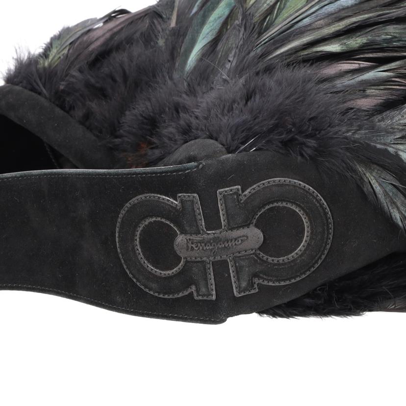 Ferragamo フェラガモ/フェザー/レザーワンショルダーバッグ//D21****/ABランク/18