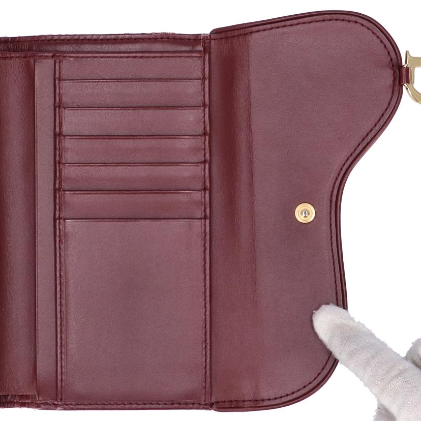 ChristianDior/サドルトロッター/3つ折り財布//Aランク/85