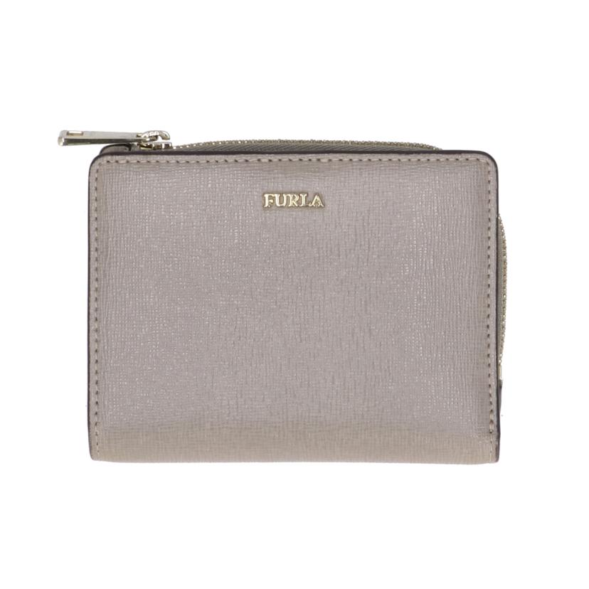 FURLA フルラ/L字ジップ/二つ折りコンパクト財布/グレー//ABランク/18