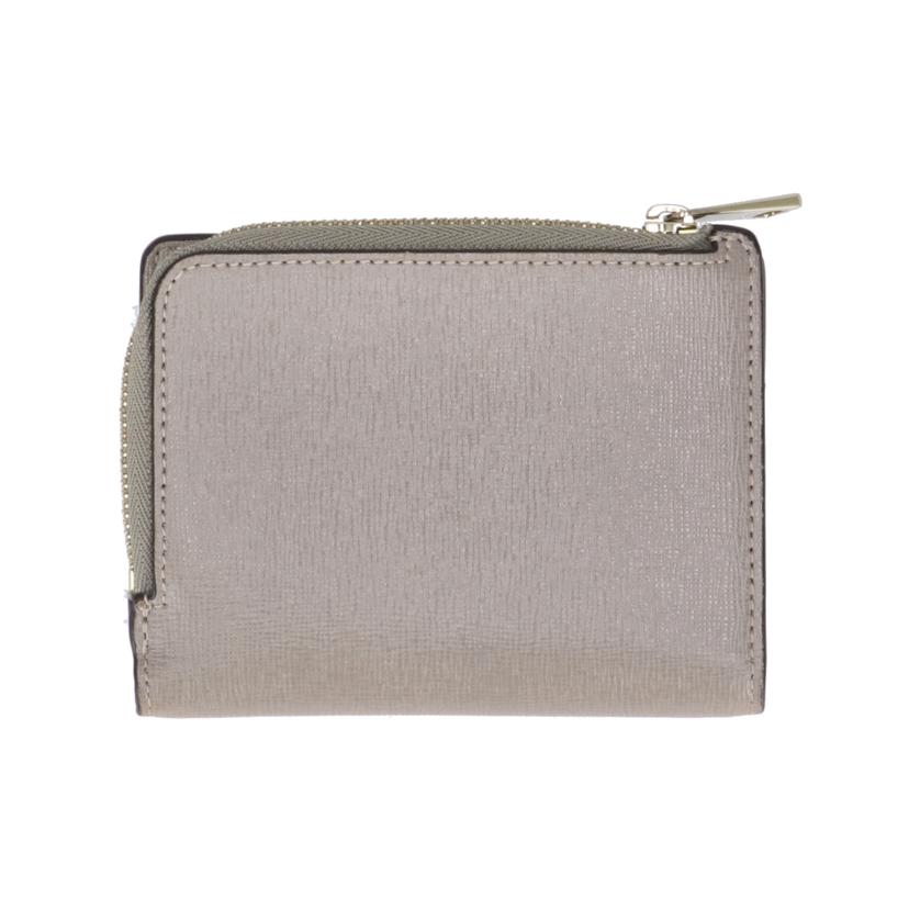 FURLA フルラ/L字ジップ/二つ折りコンパクト財布/グレー//ABランク/18