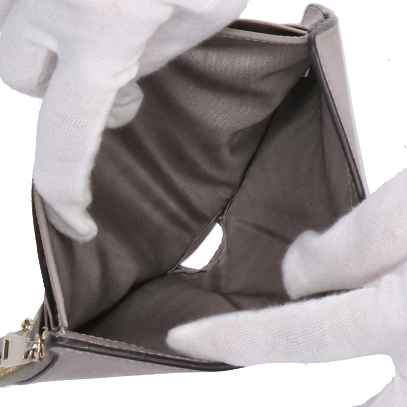 FURLA フルラ/L字ジップ/二つ折りコンパクト財布/グレー//ABランク/18