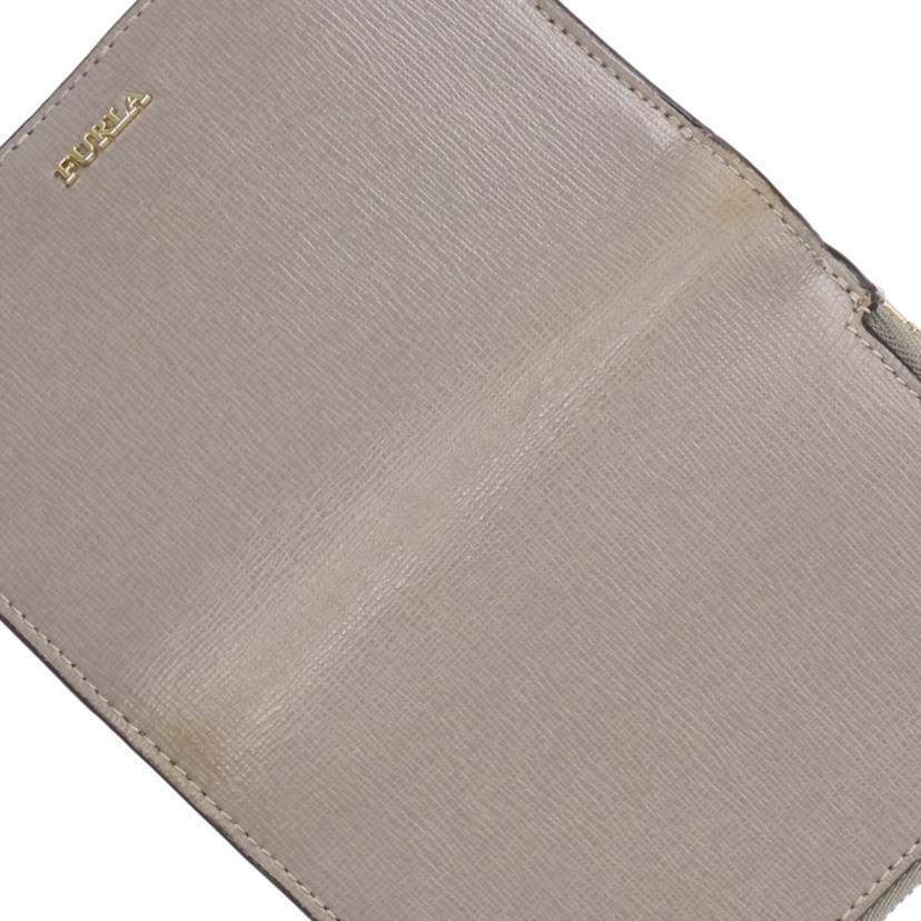 FURLA フルラ/L字ジップ/二つ折りコンパクト財布/グレー//ABランク/18