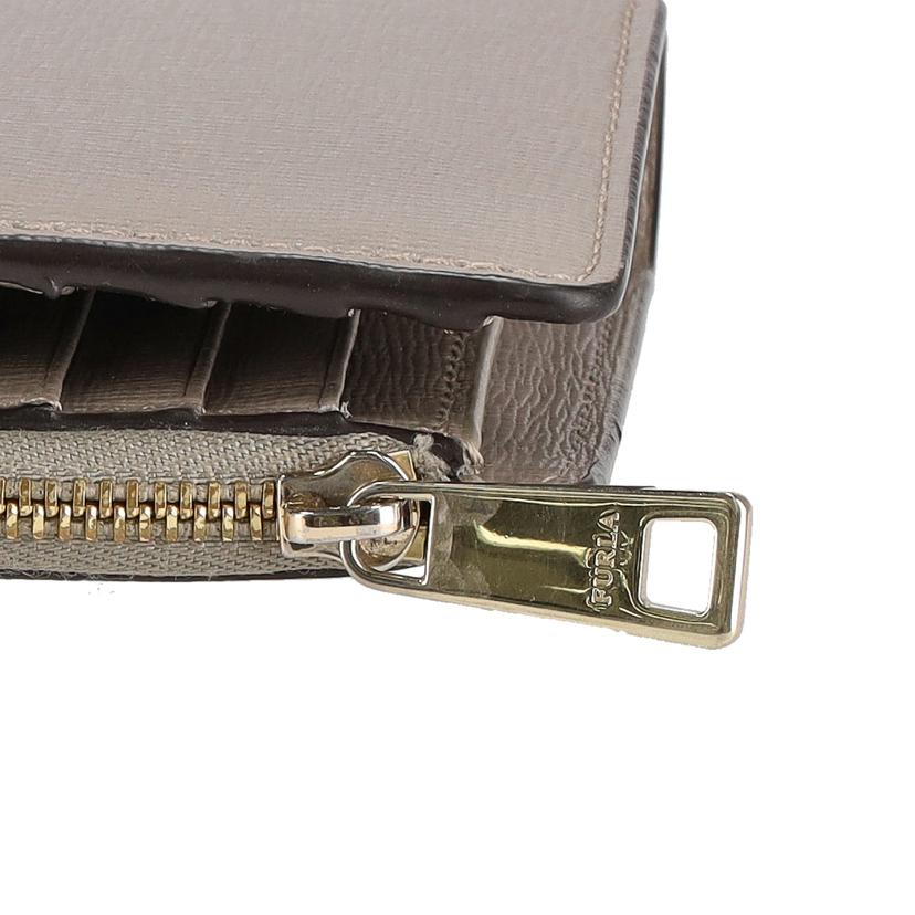 FURLA フルラ/L字ジップ/二つ折りコンパクト財布/グレー//ABランク/18