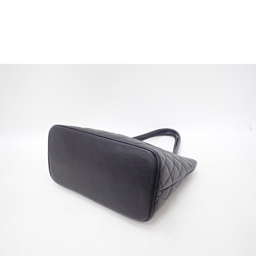 CHANEL シャネル/キャビアスキン復刻トート/ブラック/A01804//638****/Aランク/69