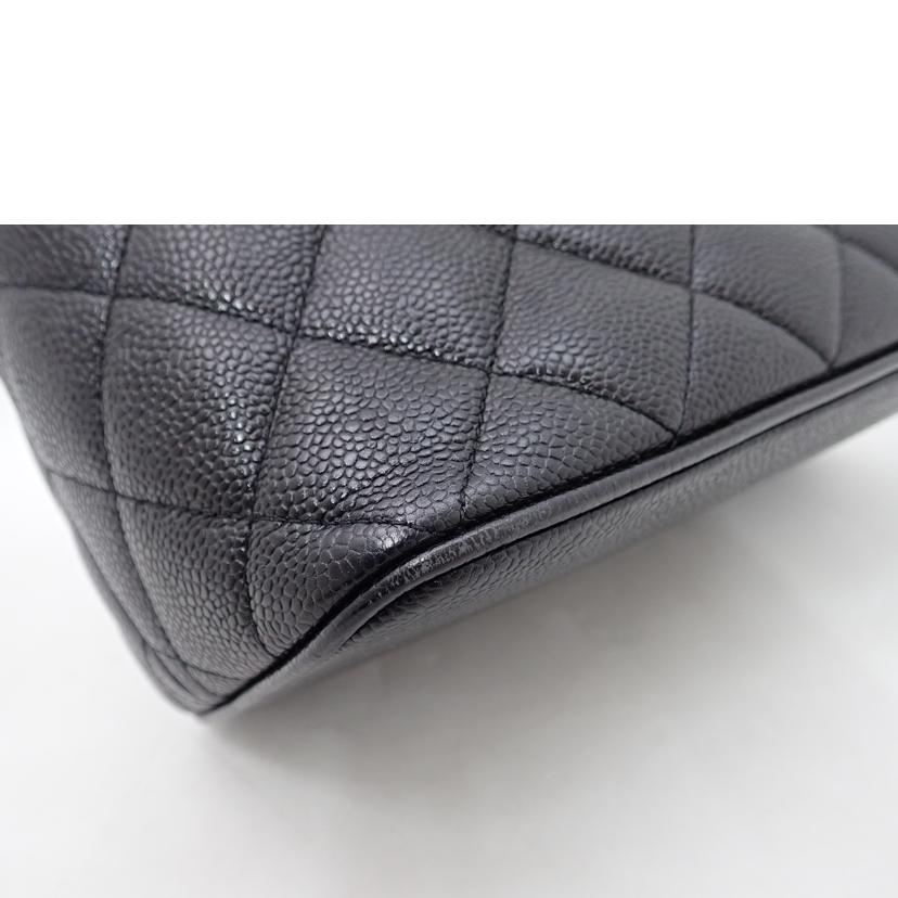 CHANEL シャネル/キャビアスキン復刻トート/ブラック/A01804//638****/Aランク/69