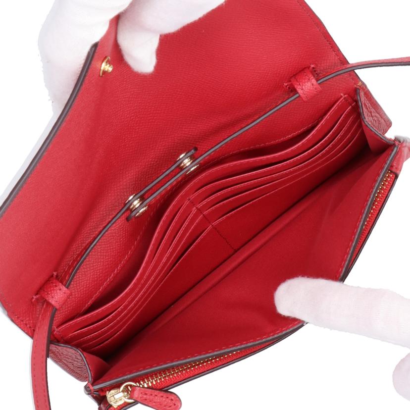 COACH/ペブルドレザーショルダーウォレット/F30256//L19**/Aランク/22